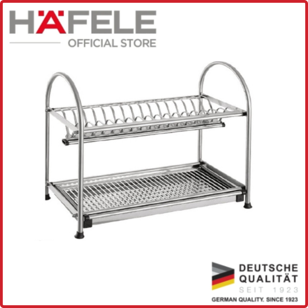 Hafele 2 Tier, 2 Layer Dish Rack, Dish Organizer, Stainless Steel 304 ...