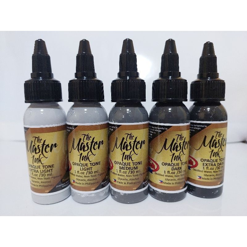 ARTECH INK Tatoo Ink - MASTER INK [Opaque Tone Set] by BONG ARQUINES ...