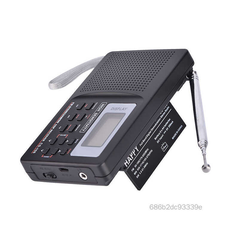 Portable Digital World Full Band Radio Receiver Am/Fm/Sw/Mw With ...