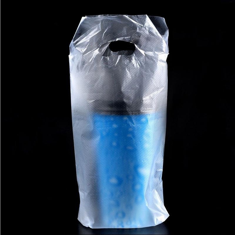 Wholesale Bundle Plastic bag for cups milktea carrier bag for single ...