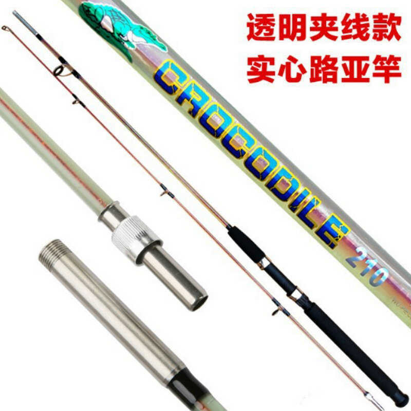 Fishing Rod Glass Steel Plug Adapter Solid Lure Rod Solid Plug Joint ...
