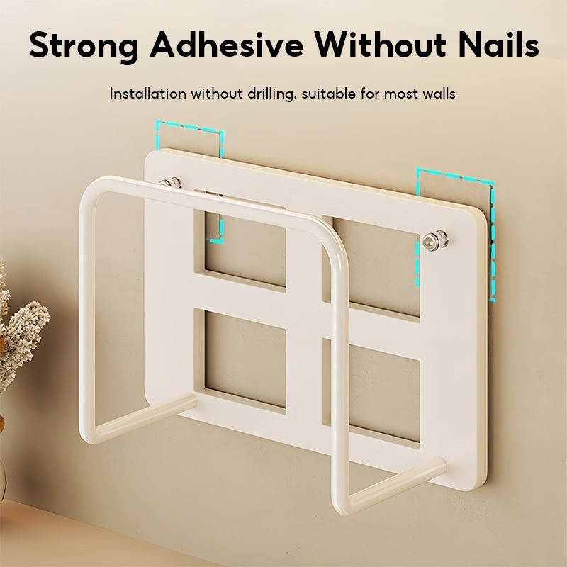Wall Mounted Router Holder WiFi Storage Bracket Easy To Install Non ...