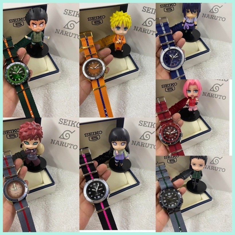 Seiko 5 Naruto watch with extra leather strap free box and paperbag ...