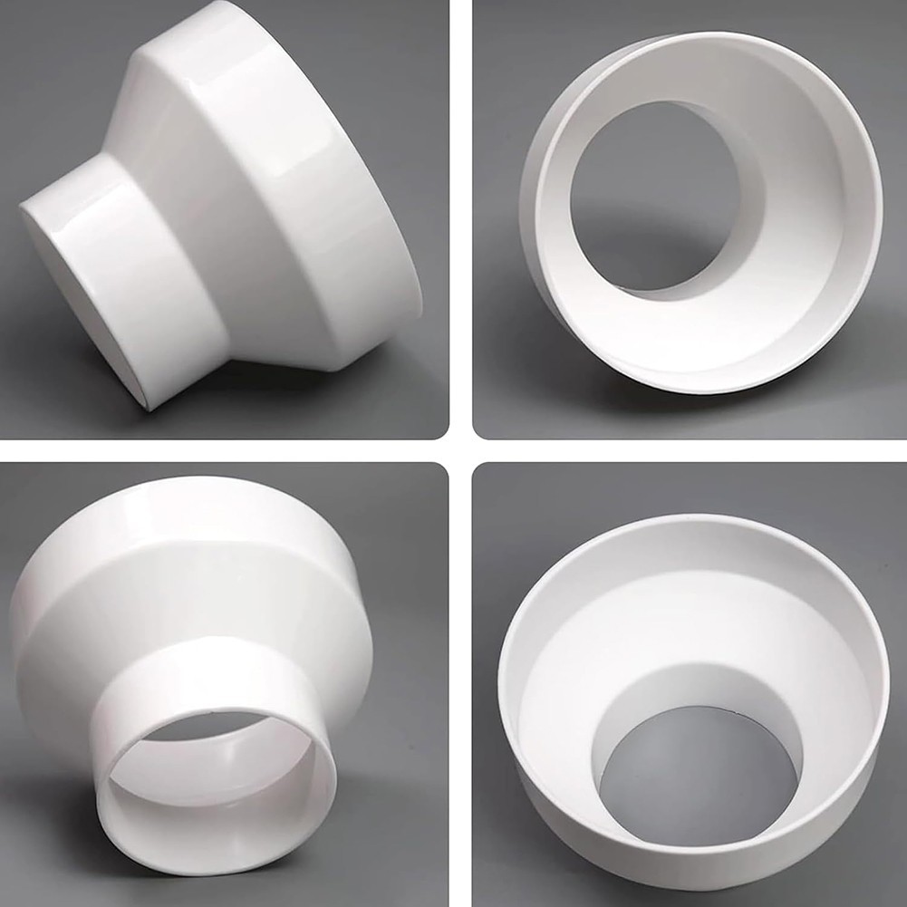 【VARSTR】100-200mm PVC Reducer Connector for Air Ducts,Round Pipe ...