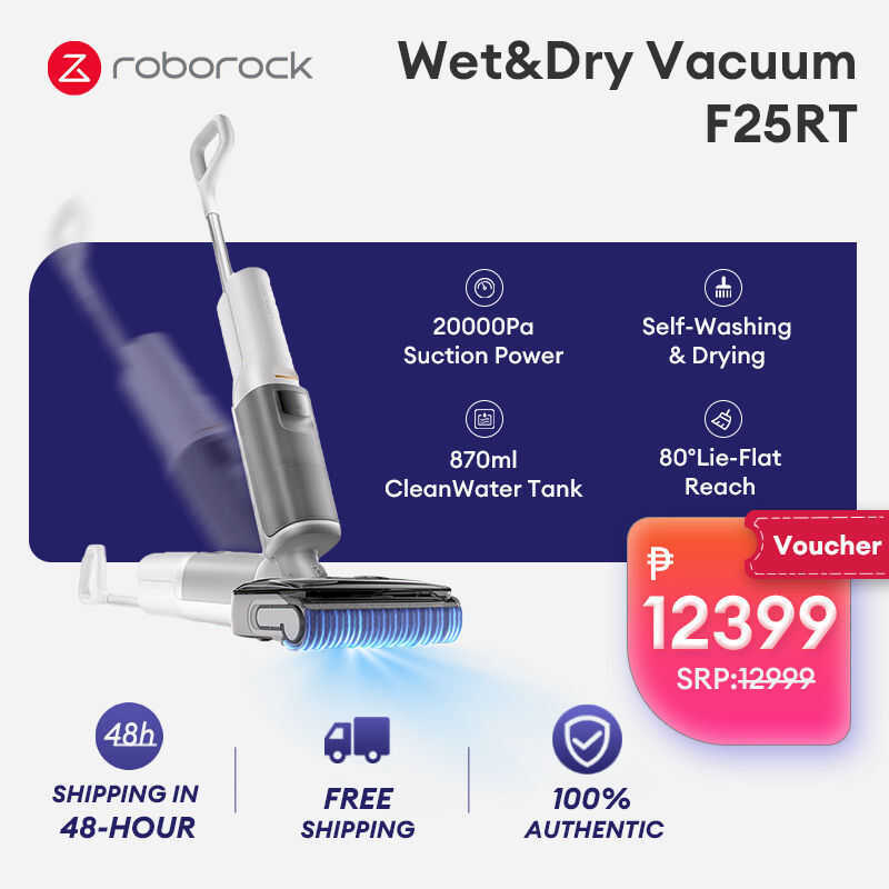 Roborock F25 RT Wet And Dry Cordless Vacuum Cleaner 20Kpa Super Suction