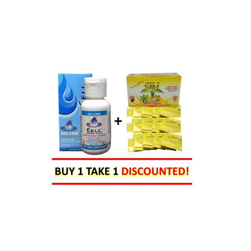 HCI CMD CELL MINERAL DROPS 30Ml + CELLBIOJUICEHALF | Shopee Philippines