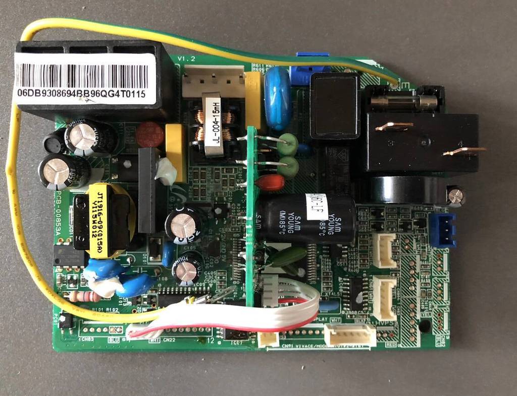 Samsung Inverter Air Conditioner Indoor Unit Main Board DB93-08694A ...