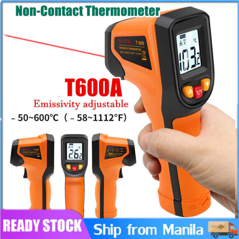 Infrared Thermometer Non-Contact Temperature Measuring Gun Handheld ...