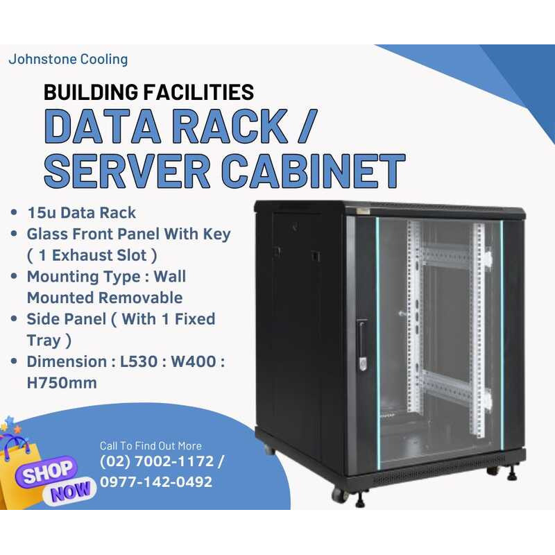 12U Server Cabinet, Shelf, Network Rack , Data Cabinet self-assemble ...
