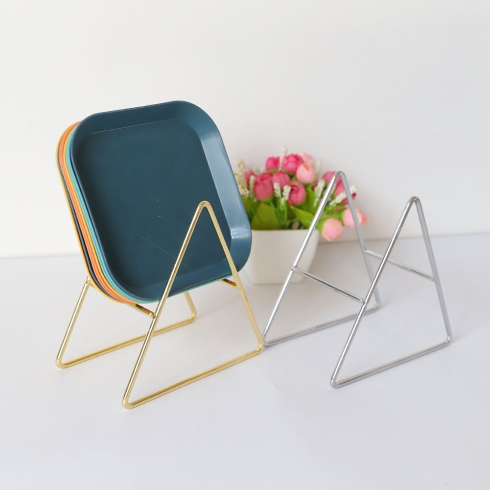 【BIBI】Coaster Holder Stand Rack Dish Triangle Coasters Support Drink ...