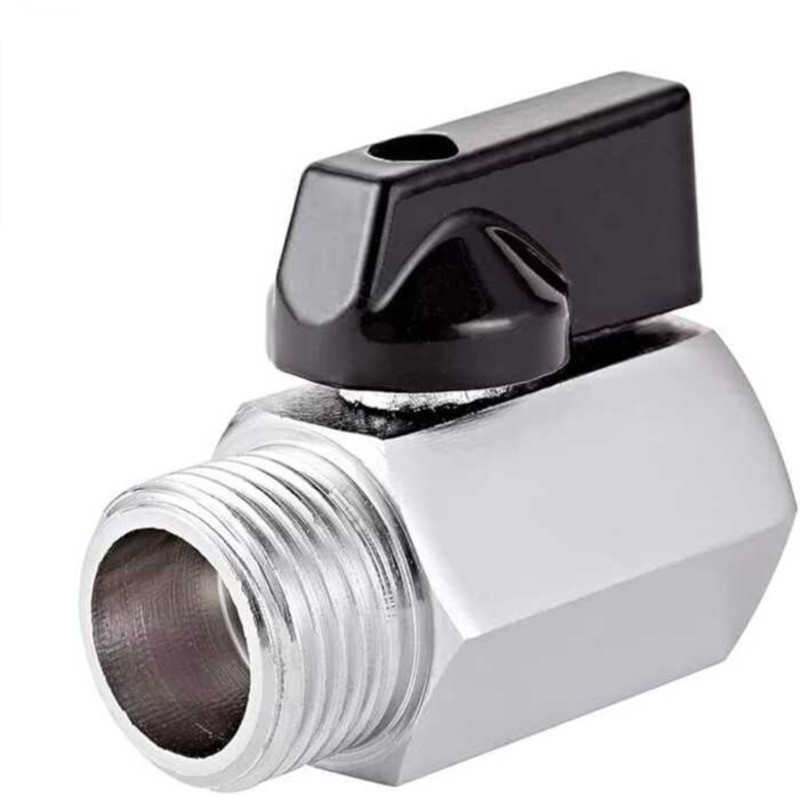 Brass Mini Ball Valve 1/ 2Inch NPT Internal Thread X External Thread ...