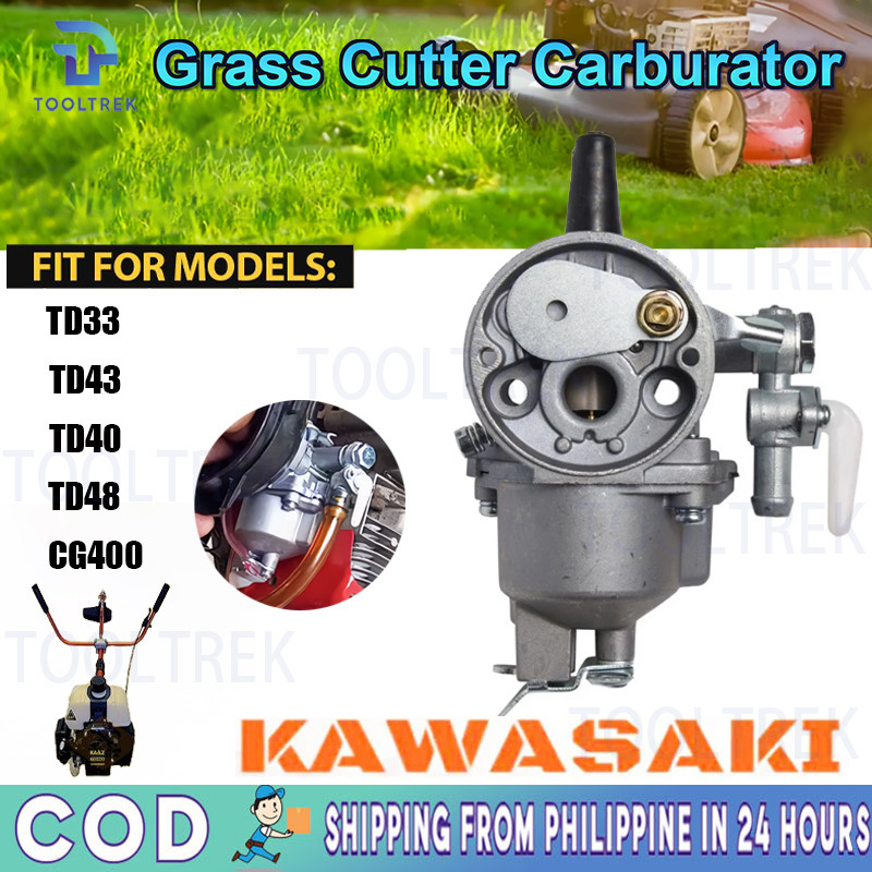 Kawasaki TD40 Carburator for TD33 Carburetor Lawn Mower TD40 FD40 TD43 ...