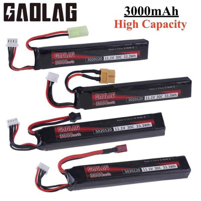 AZZN 11.1V 3000Ah 15C 3S T-Plug Li-ion Battery with USB Charger for