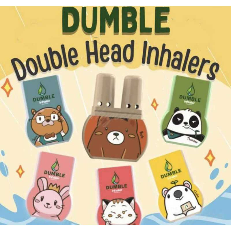 Dumble Double Head Inhaler [Soothing Vapors, Relieves Nasal Congestion ...