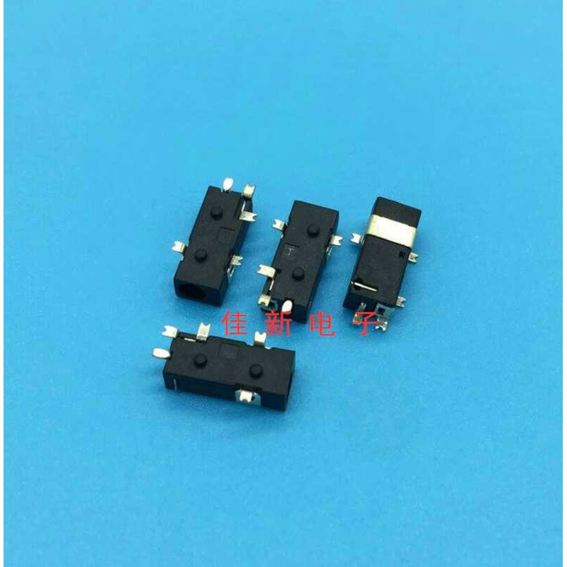 DC Power DC-0101 5-Pin Headphone Socket SMD Sier-Plated Dual ...