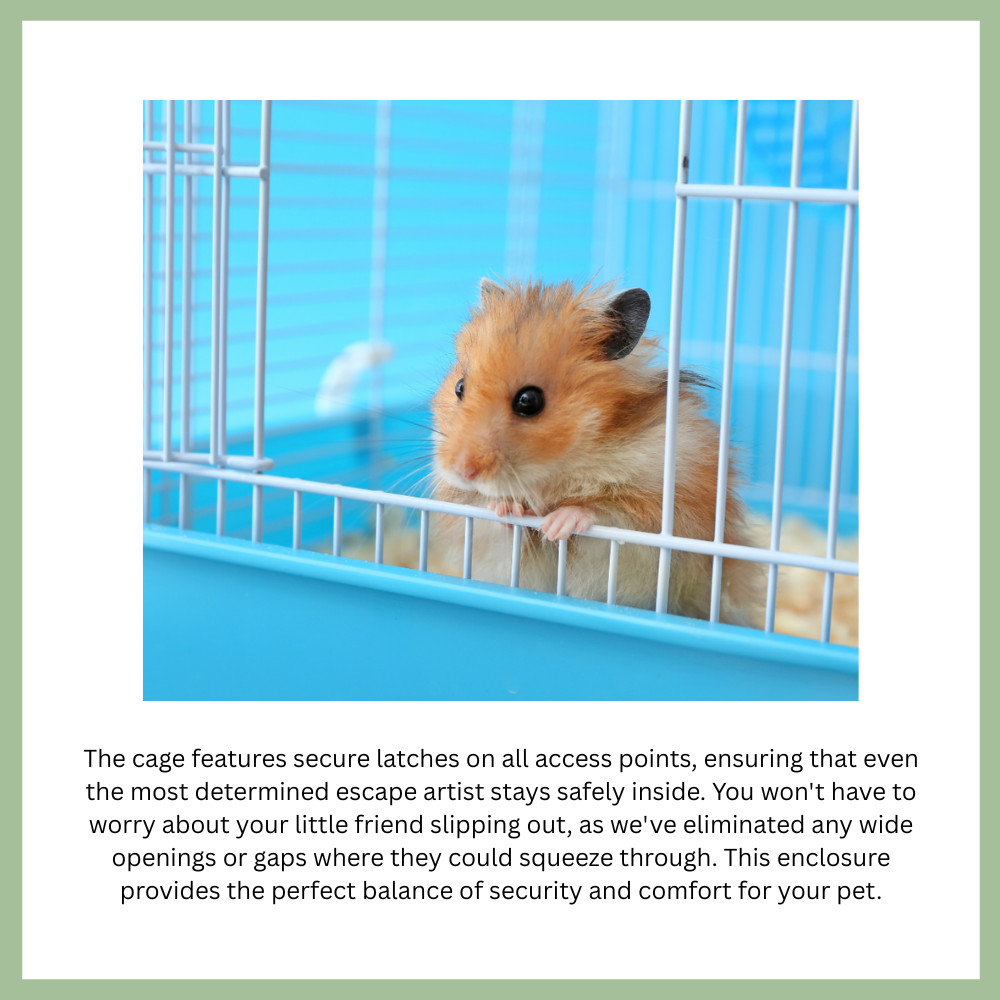 Picture of 512 Hamster Cage Elevated Style Complete Set with Accessories Drinker ...