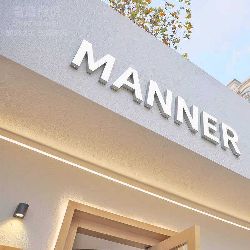 Storefront Store/Sign Light Box/Advertising Signboard Store Sign Plaque ...