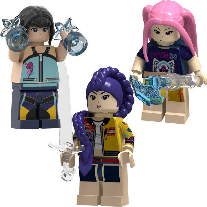 emon Hunters Mini Figures Rumi Zoey Mira Model Building Collectible ...