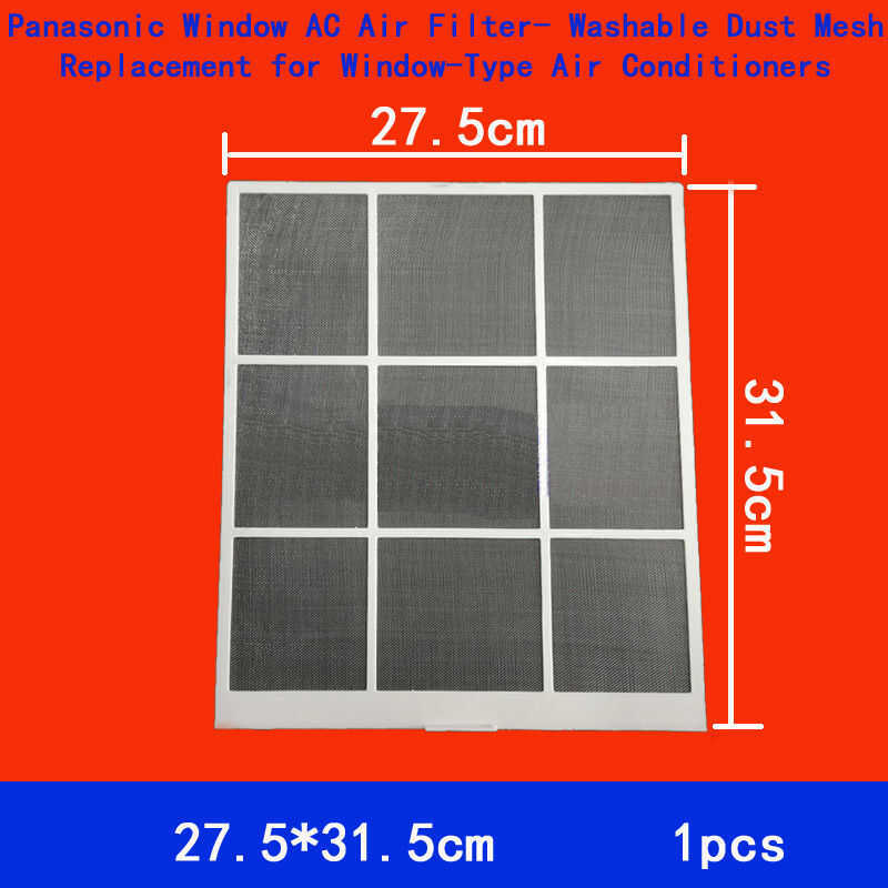 Panasonic Window AC Air Filter 31.5X27.5Cm - Washable Dust Mesh Screen ...