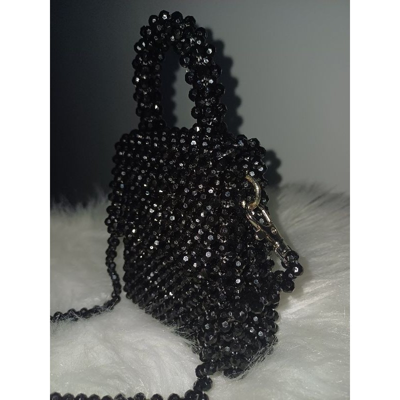 H&H Beaded Sling bag(W: 4 inches H: 4 inches ) | Shopee Philippines