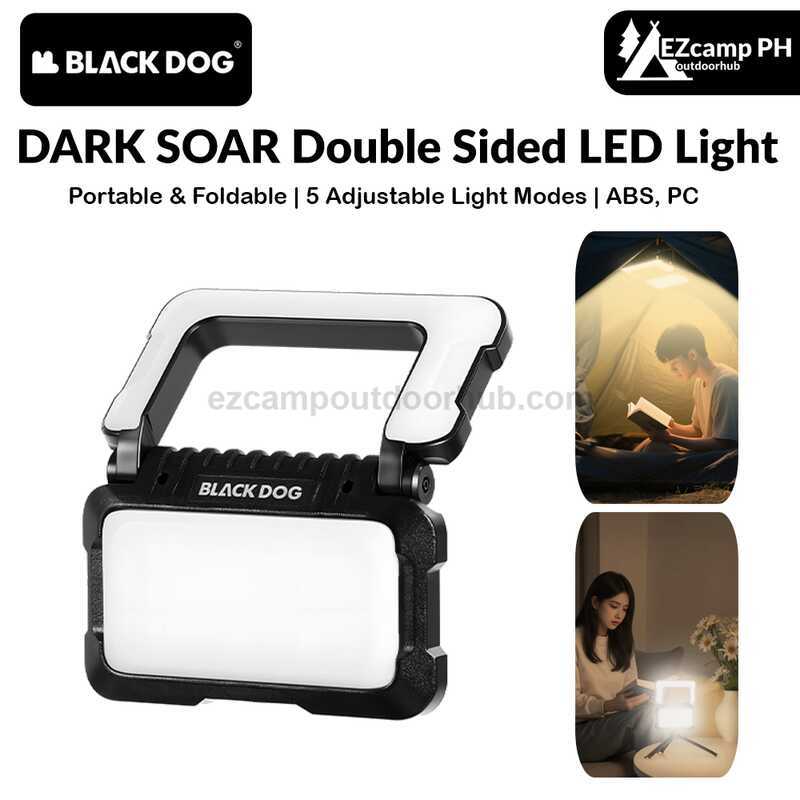 BLACKDOG DARK SOAR Double Sided LED Light Portable Foldable ...