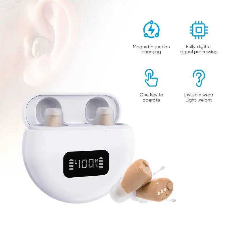 New 2025 Rechargeable Invisible Device Mini Aid For The Elderly Deaf ...