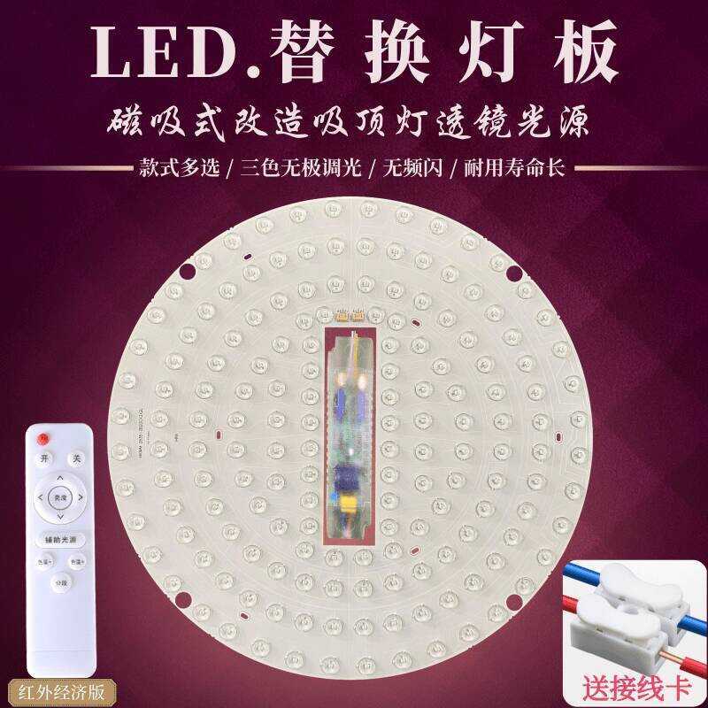 Replacement LED Panel Ceiling Round Conversion Board Energy-Saving Bulb ...