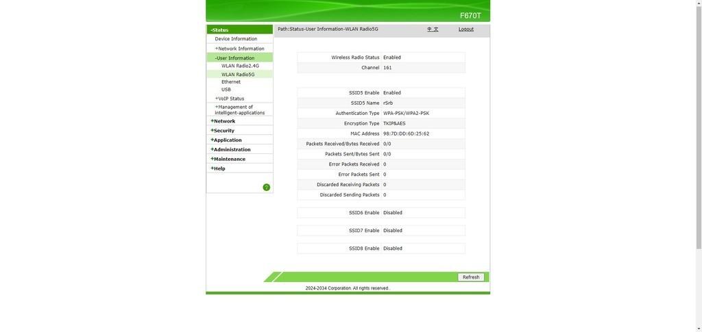 Brand New Dual Band 5G F670T ONT/ONU EPON/GPON/XPON OpenLine English ...