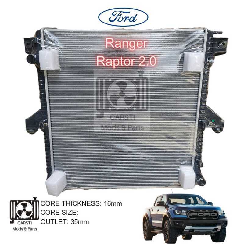 12 Radiator Ford Ranger Raptor 2.0 2019-2022 Manual Automatic C88 ...