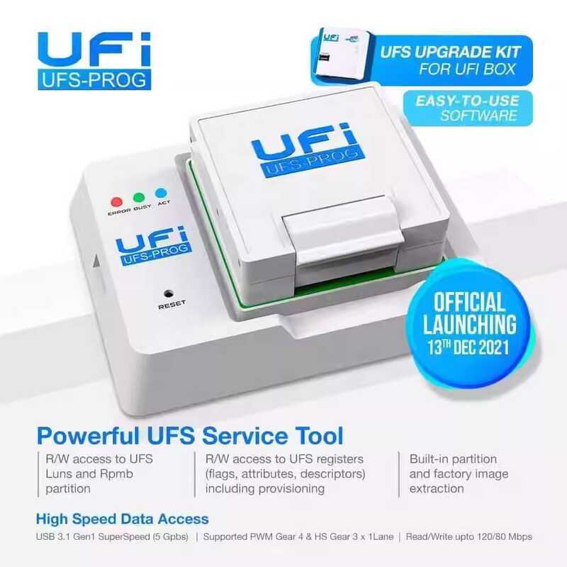 © UFI UFS-PROG UFS upgrade kit For UFI-box supports ufs254 ufs153 ...