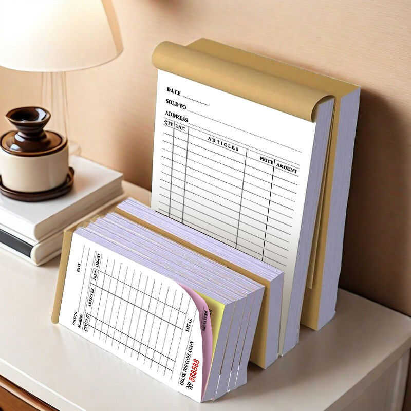 Customized Receipt Paper For Business Resibo With Carbon Temporary ...