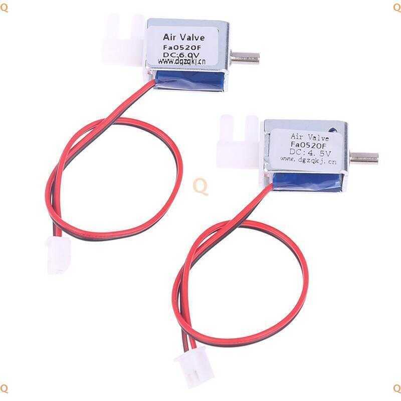QR DC 4.5V 6V 12V 24V Tiny Solenoid Valve Normally Closed Flow Control ...