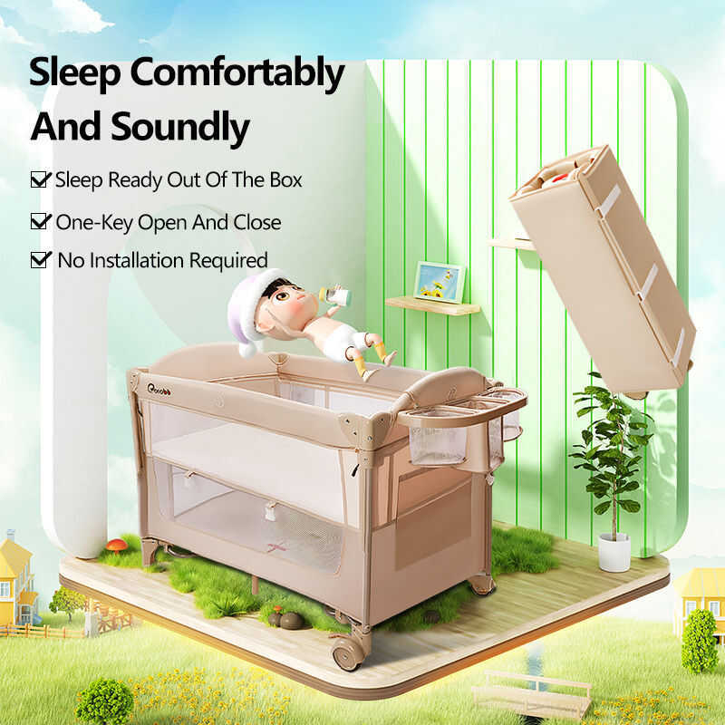 ti-Use Baby Rocker Crib With Mosquito Net, Co-Sleeper, And 4 Accessory ...