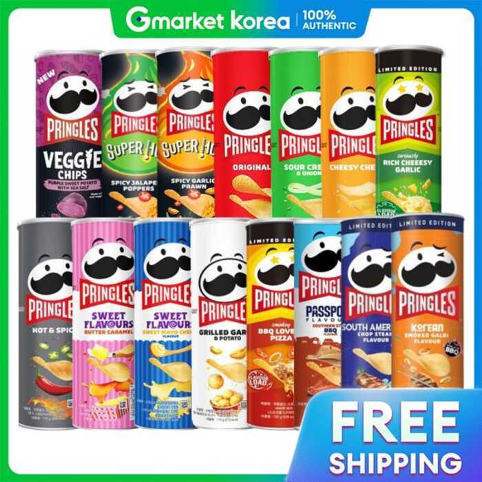 Pringles | Potato Crisps Popular 12 Varieties Assortment 110G X 845 ...
