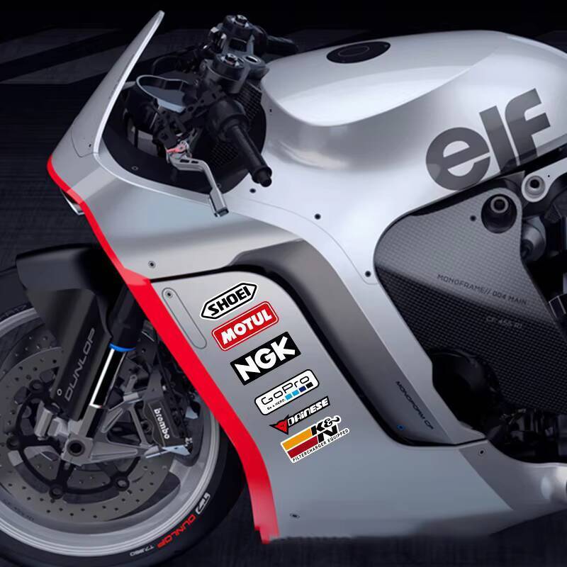 Personalized Sponsor Brand Logo Sticker Motorcycle Electric Motorcycle ...