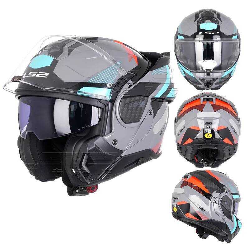 Ls2 Ff910 Advant2 Dual Lens Anti-Fog Full Face Modular Design ...