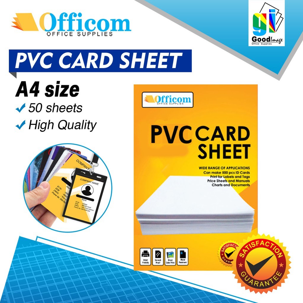 Officom PVC card sheet | Shopee Philippines