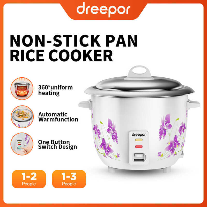 Dreepor Rice Cooker 1.5 / 2L Multifunctional Mini Electric Standard Big ...