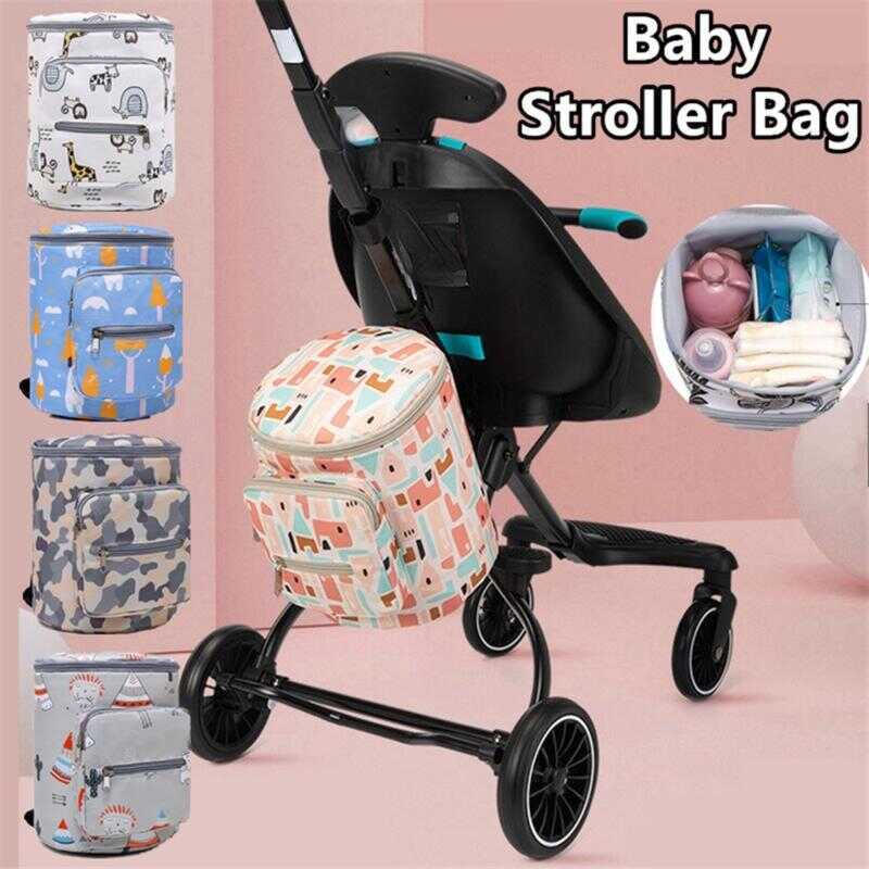(Cod)Baby Stroller Organizer Bag Mum Diaper Universal Large Capacity ...