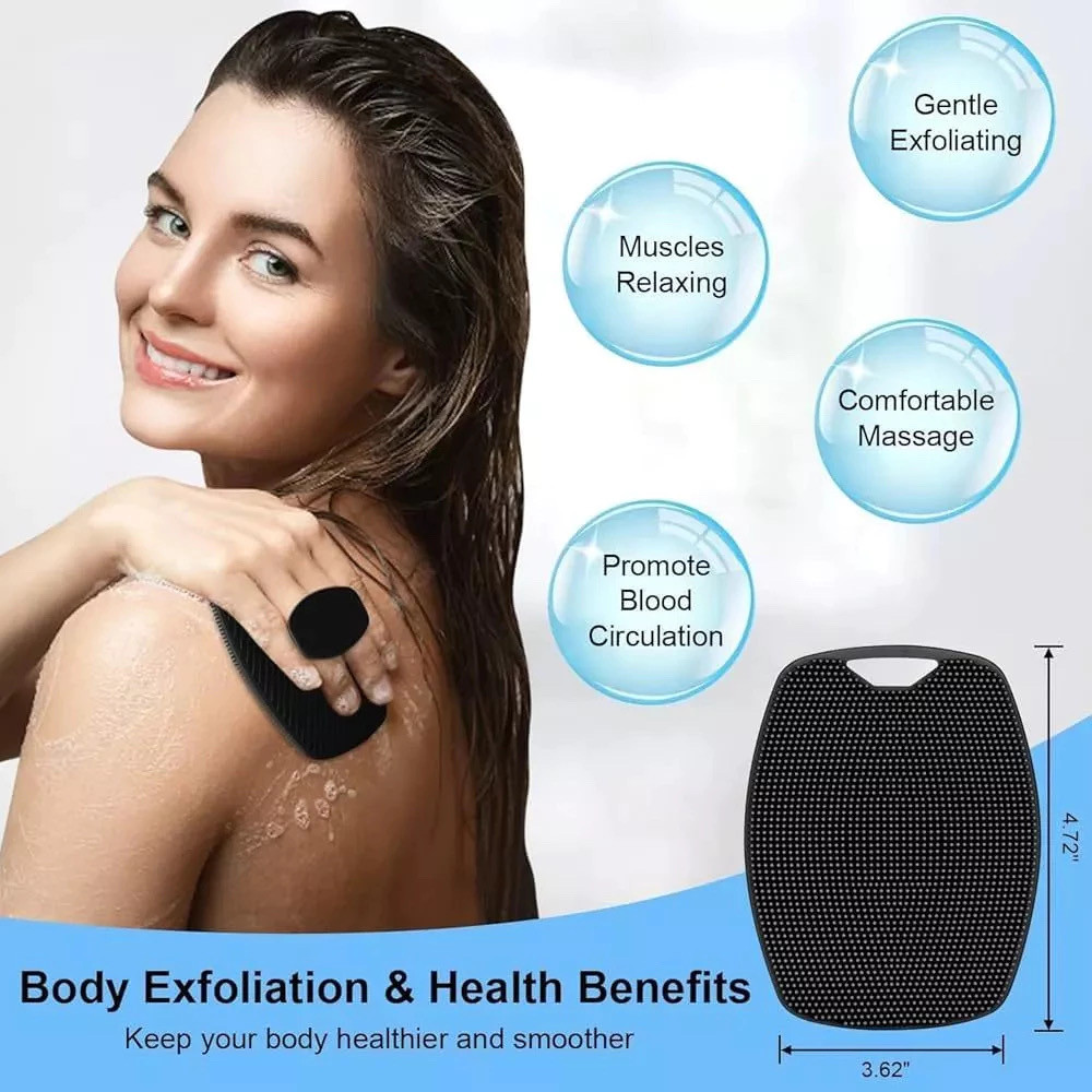 Silicone Bath Brush Panghilod - Body Scrubber/Body Brush Bath Scrub for ...
