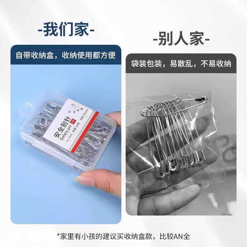 Old-Style Safety Pins Fixing Clothes, Small and Extra Large Clips ...