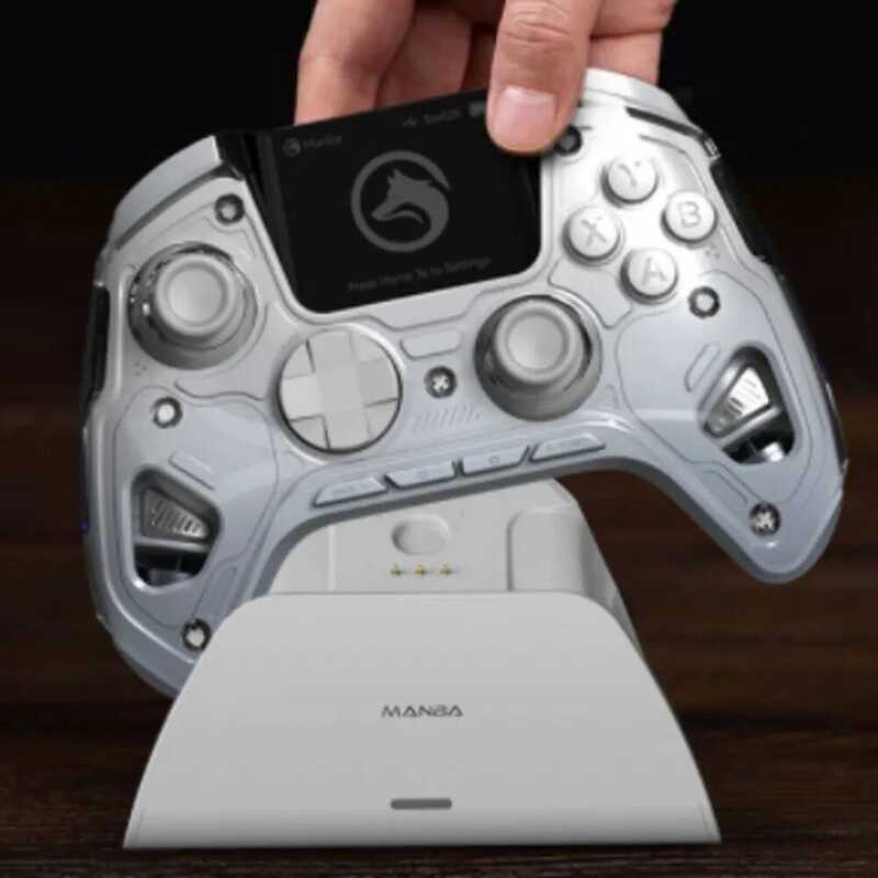 Mamba 3 2 One V2 Wireless Gaming Controller With Charging Dock 2-Inch ...