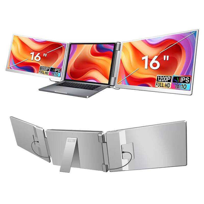 Easy to Carry 16 Inch Giant Screens Dual Triple Portable Monitor Best ...