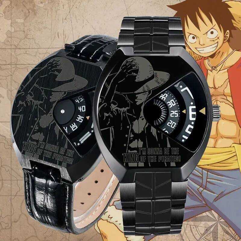 Piece One Watch New World Luffy Straw Hat Pirates Quartz Watch Anime ...