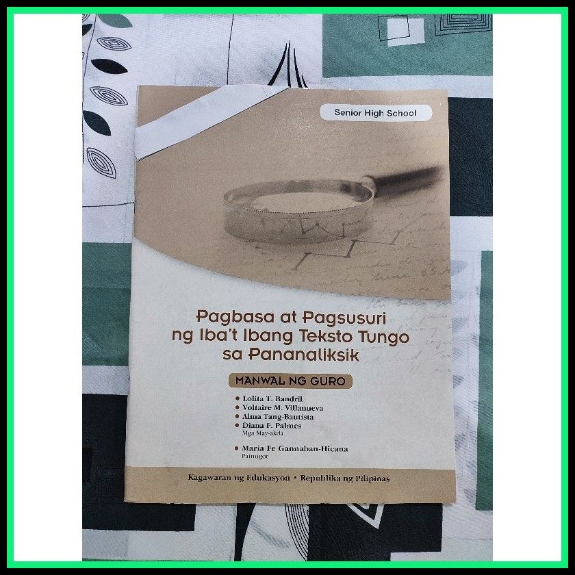 Pagbasa at Pagsusuri ng Iba't Ibang Teksto Tungo sa Pananaliksik ...