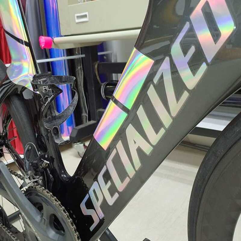 icker Holographic Motorcycle Car Motor Stickers Wrap Vinyl Decal Decals ...