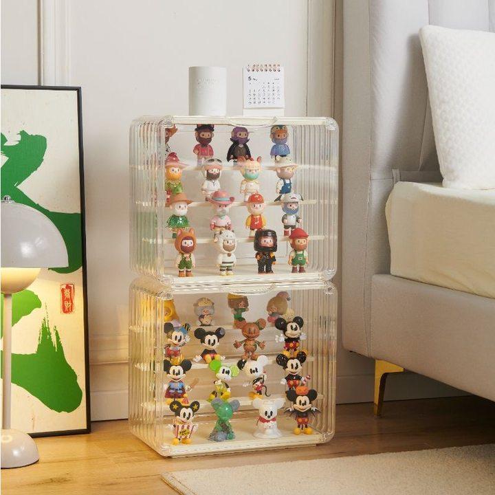 Acrylic Display Case Popmart Collection Storage Organizer Stackable ...