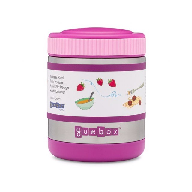 Yumbox Zuppa thermos container with spoon - Neptune Blue | - Yumbox Benelux