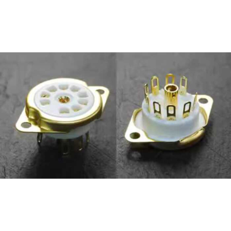 Original UK Audio Note 9-pin 6922 12AX7 Gold Tube Socket | Shopee ...