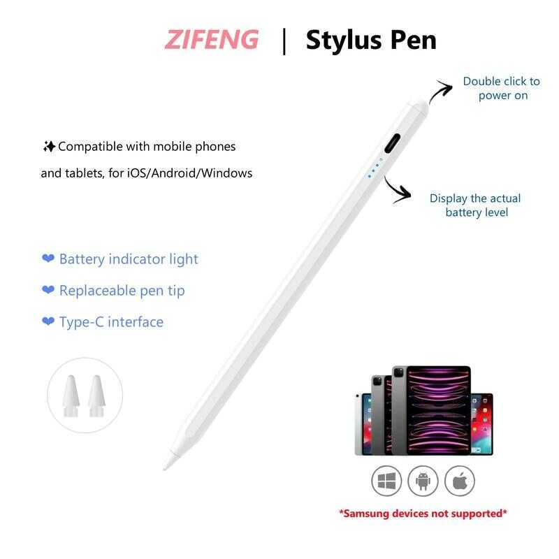 Universal Stylus Pen For Ios/Android/Windows Multiple Colors Power ...